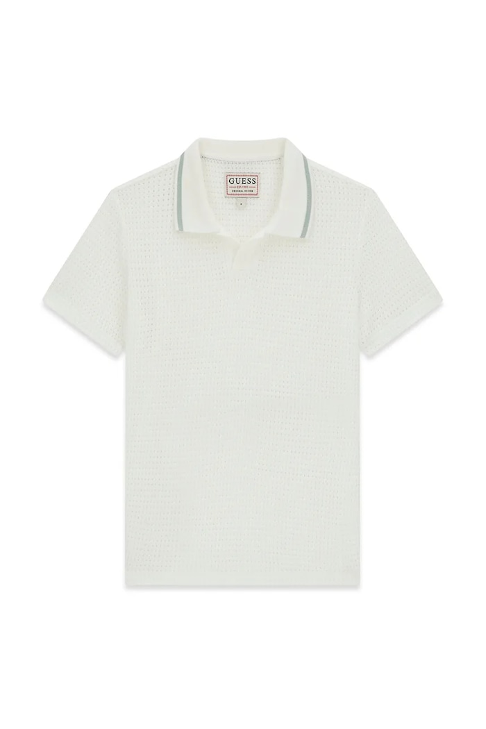 Detské polo tričko Guess L6GP08.KG520.PPY2.M biela SS26