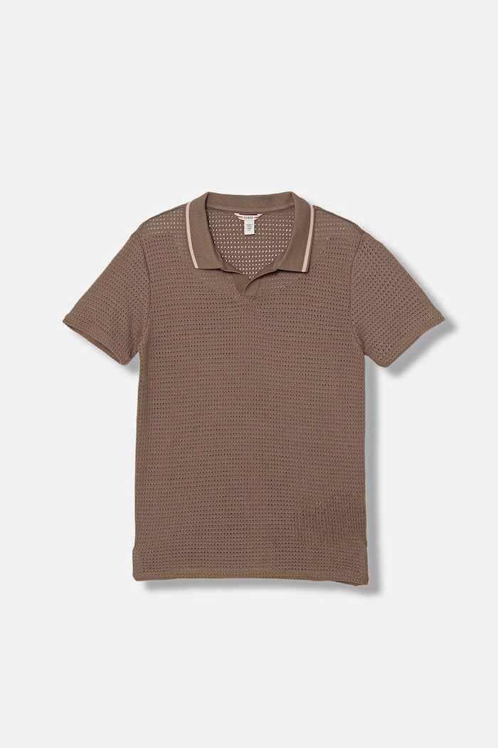 Detské polo tričko Guess s golierikom hnedá L6GP08.KG520.PPY2.M