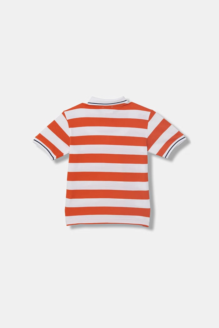 United Colors of Benetton polo tričko detské bavlnené 37JJC3023.G.Stagionale oranžová SS26