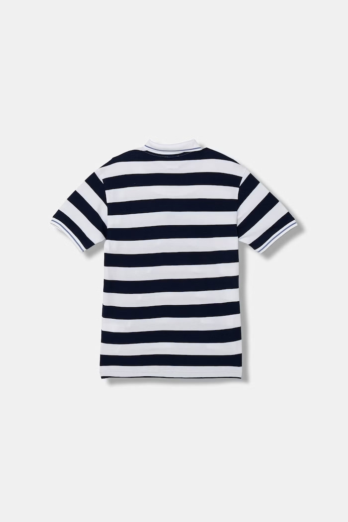 United Colors of Benetton polo pentru copii din bumbac 37JJC3023.G.Stagionale bleumarin SS26