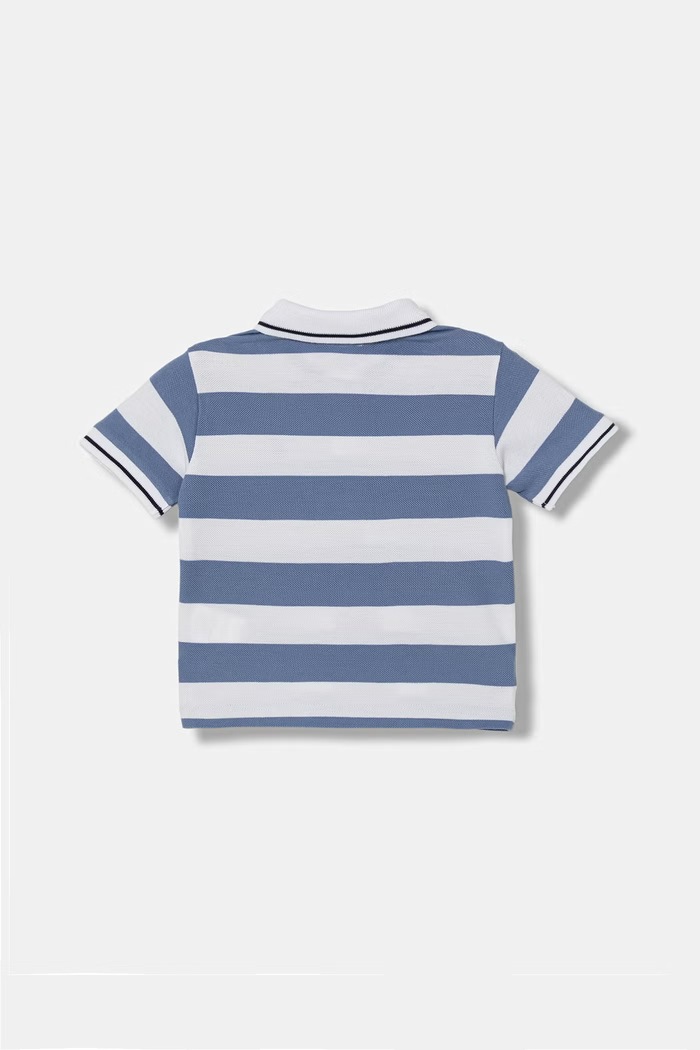 United Colors of Benetton polo tričko detské bavlnené 37JJG3012.P.Stagionale modrá SS26