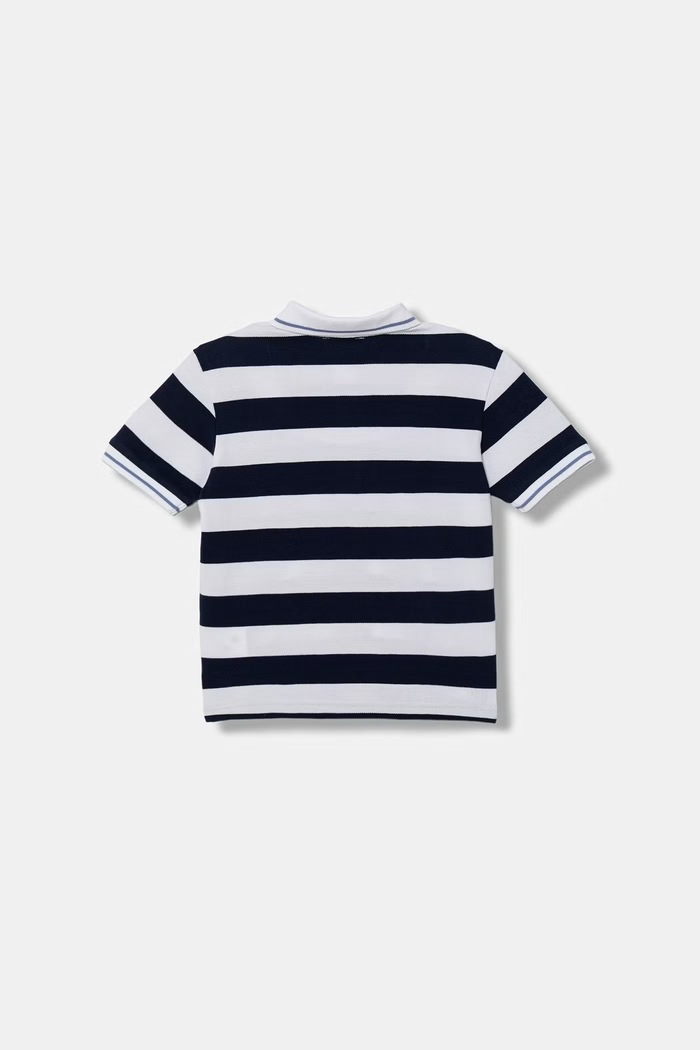 United Colors of Benetton detské bavlnené polo tričko 37JJG3012.P.Stagionale tmavomodrá SS26