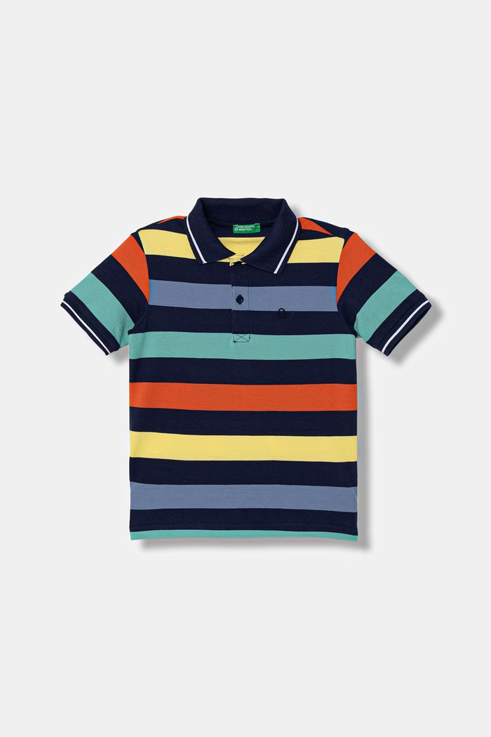 United Colors of Benetton detské bavlnené polo tričko viacfarebná 37JJG3012.P.Stagionale