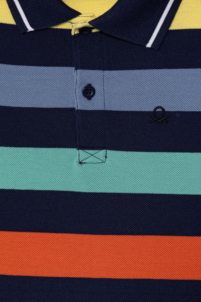 Chlapec United Colors of Benetton detské bavlnené polo tričko 37JJG3012.P.Stagionale viacfarebná