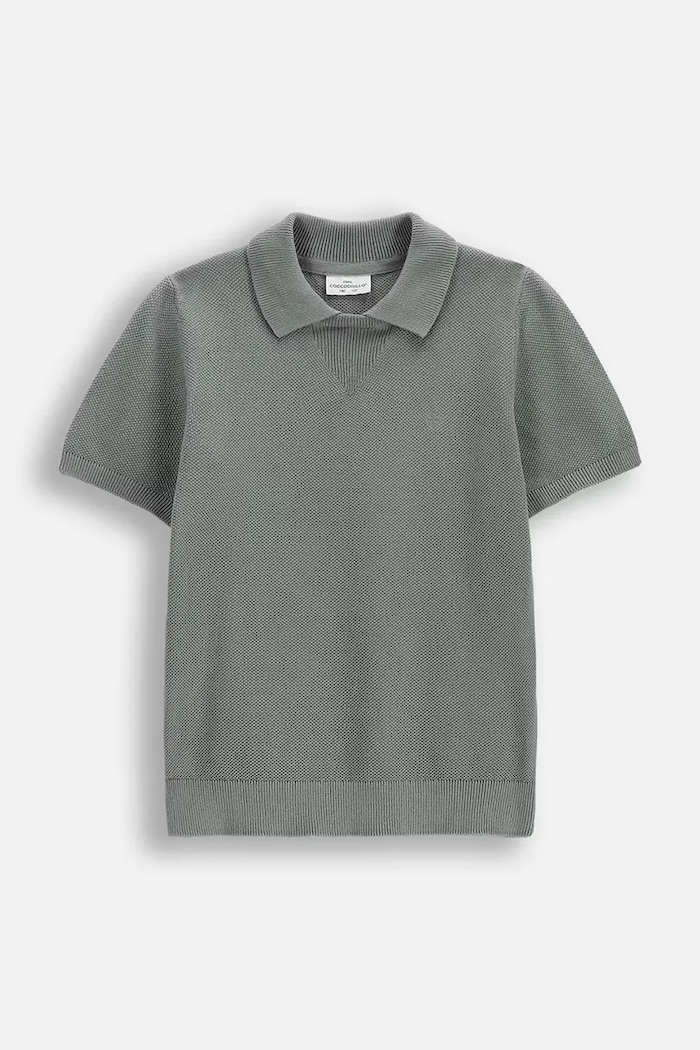 Coccodrillo polo tričko detské bavlnené zelená WC6172101EJB