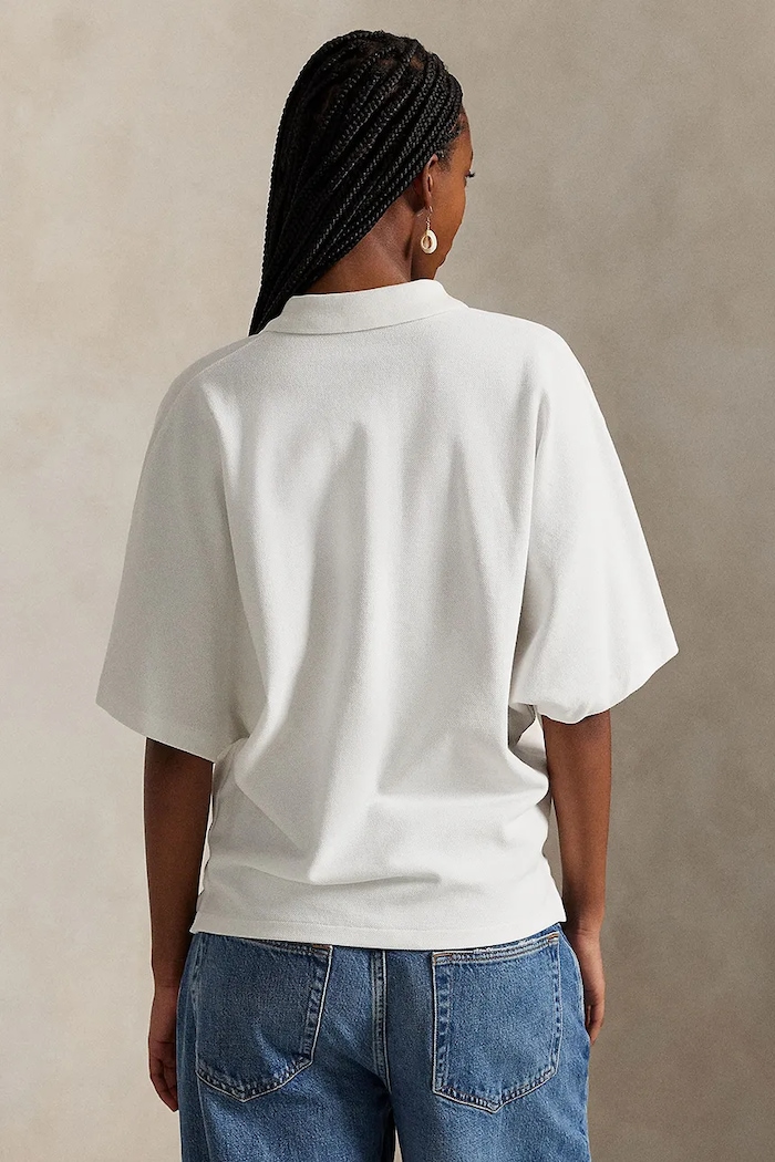 Βαμβακερό μπλουζάκι πόλο Polo Ralph Lauren 211A96270 λευκό SS26