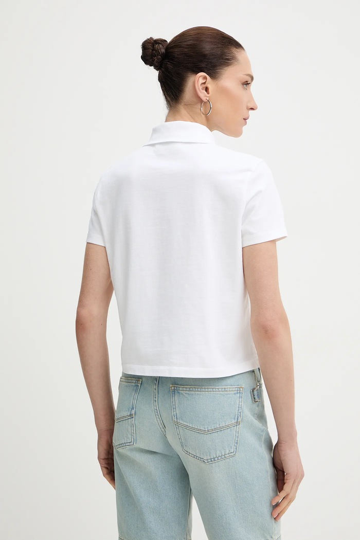 Odjeća Pamučna polo majica ZADIG&VOLTAIRE JWTS02792 bijela