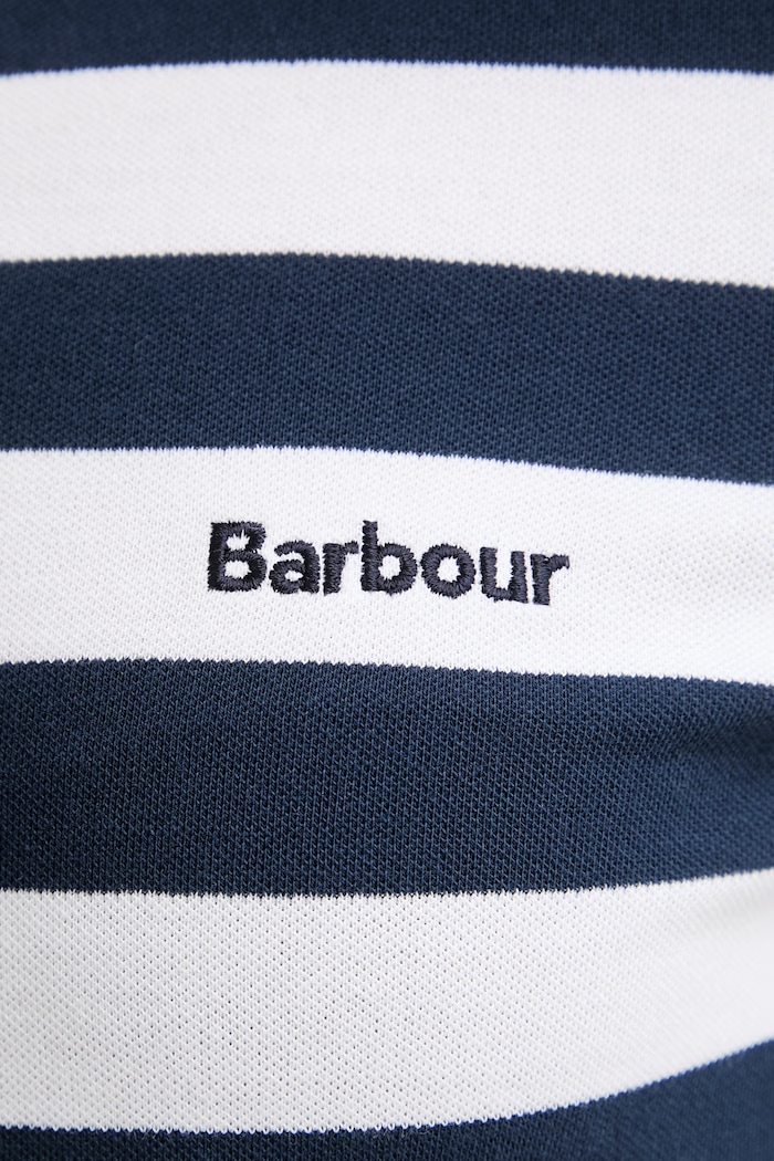 Barbour polo ženski od pamuka Ashbourne LML0887 mornarsko plava