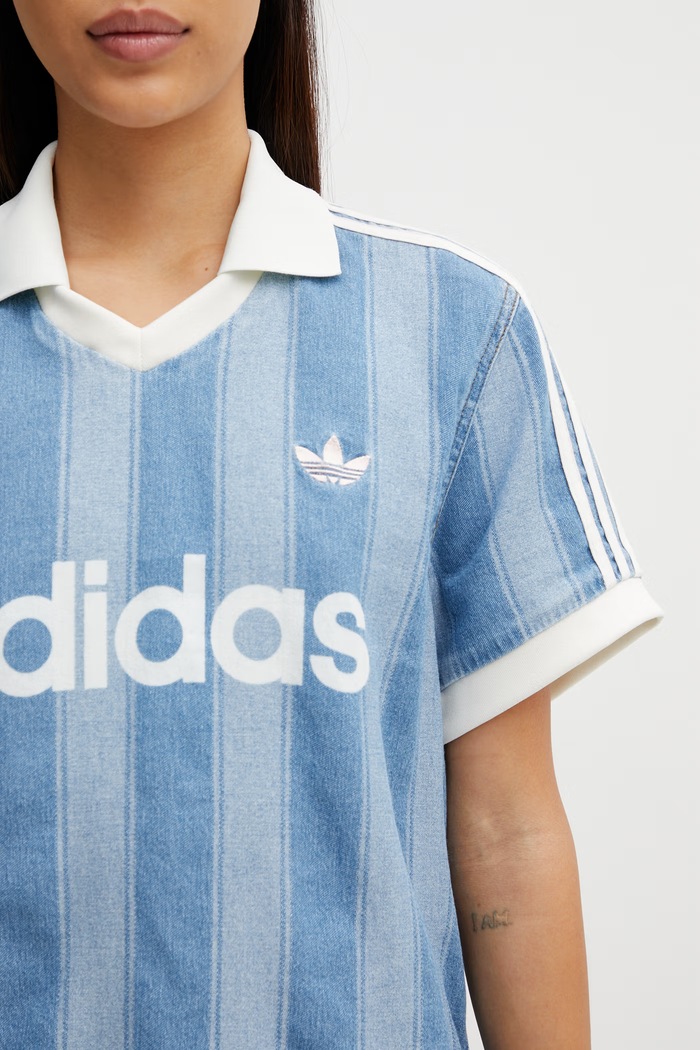 adidas Originals polo tričko dámske bavlnené modrá KD5448