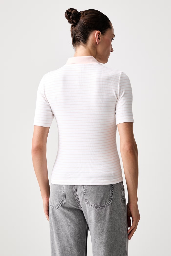 Odzież Calvin Klein Jeans polo damskie LV047F835G beżowy