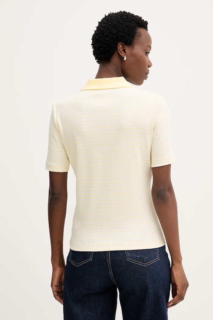 Oblečenie Calvin Klein Jeans polo tričko dámske LV047F835G žltá