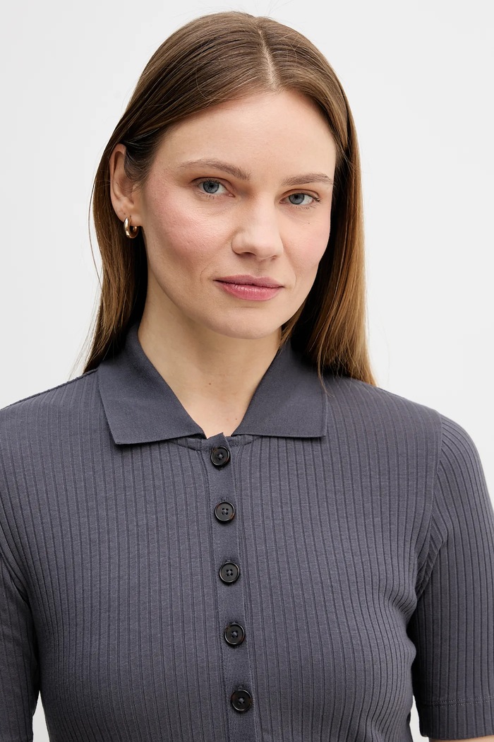 Marc O'Polo tricou polo gri 5000013276