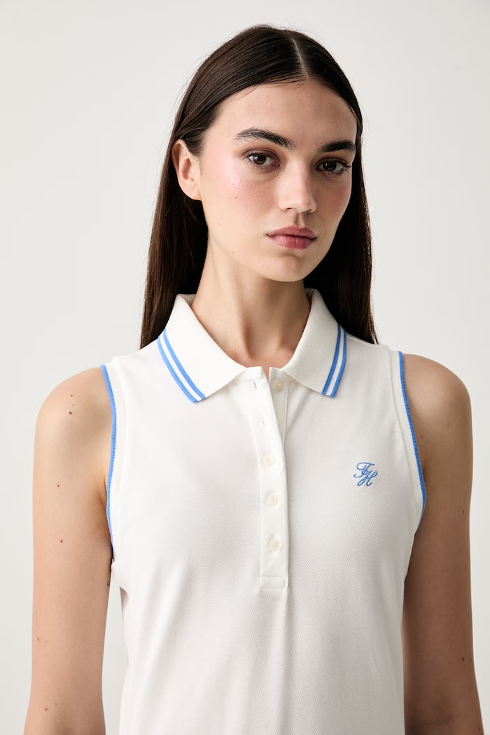 Tommy Hilfiger top pentru femei SUMMER alb WW0WW49561
