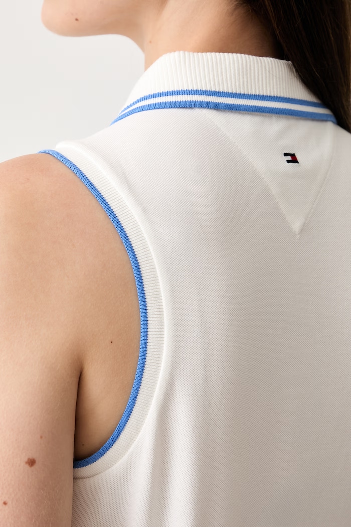 Tommy Hilfiger top pentru femei SUMMER WW0WW49561 alb
