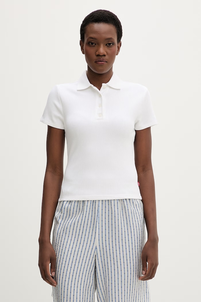 Levi's polo damskie RORY SS beżowy 005JQ.0005