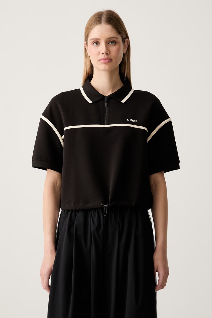 Guess polo tričko dámske JASMINE čierna V6GP01.K2945