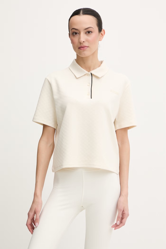 Guess polo CLARA regular beżowy V6GP12.K3044