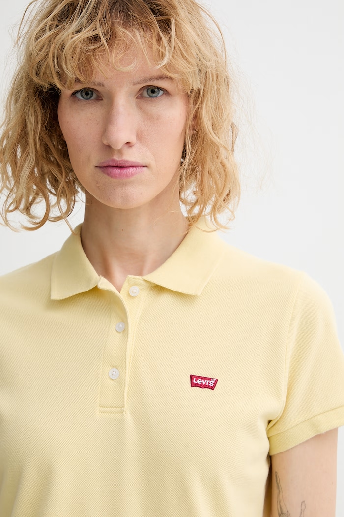 Levi's tricou polo LEVIS HM POLO galben 52599.0091