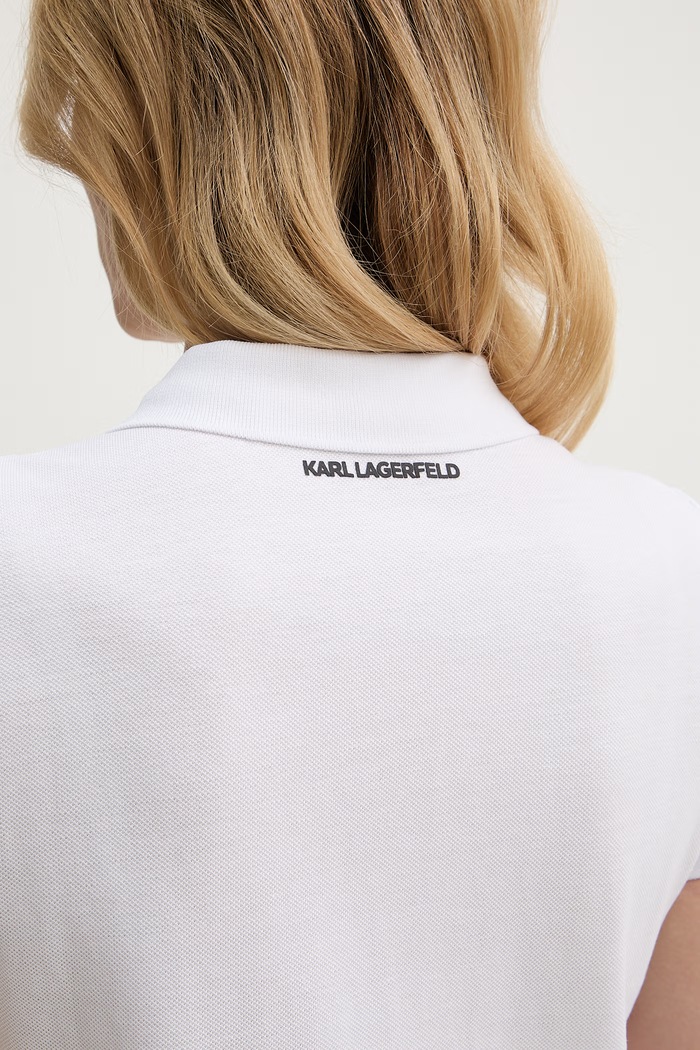 Karl Lagerfeld polo tričko dámske bavlnené IKON B2W17098