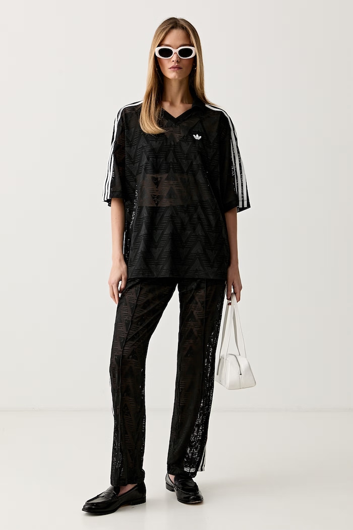 adidas Originals тениска с яка дамска KD0344 черен SS26