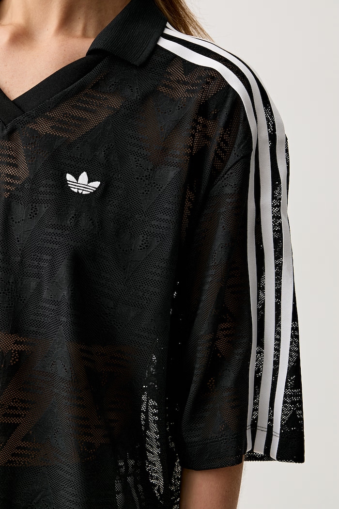 adidas Originals тениска с яка дамска KD0344 черен