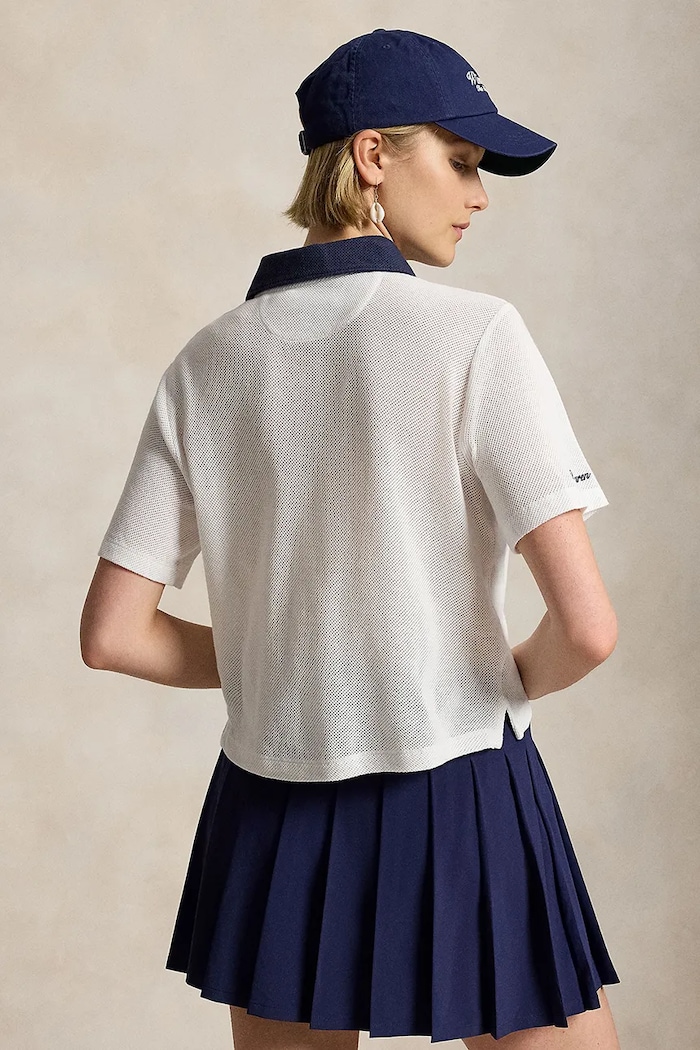 Polo Ralph Lauren polo damskie bawełniane 211B16029 biały SS26