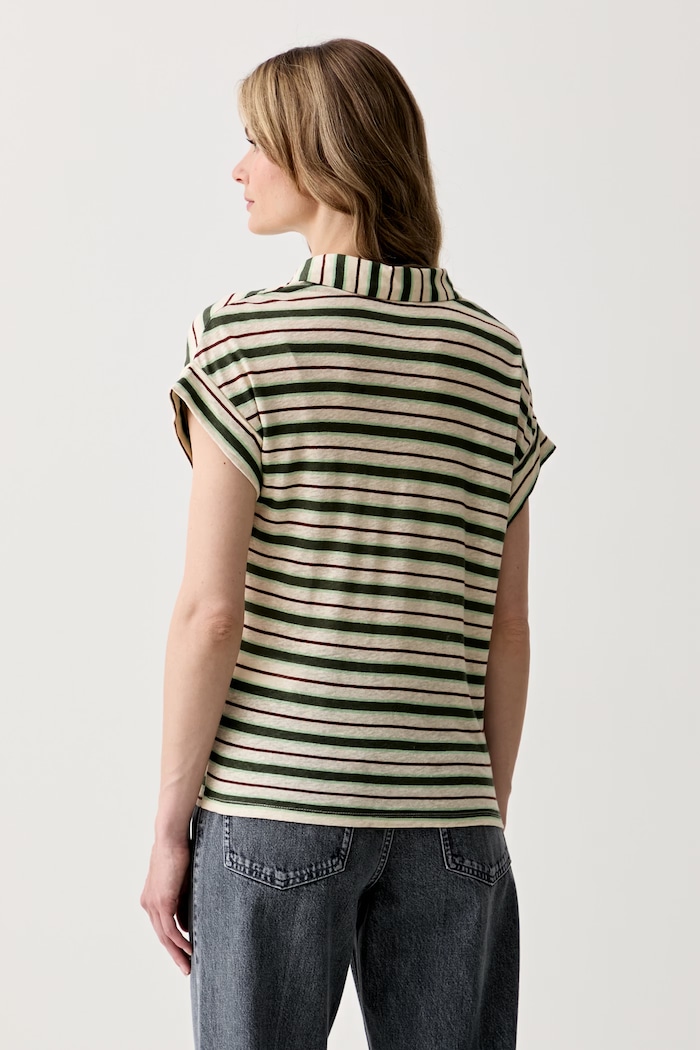 Îmbrăcăminte United Colors of Benetton polo pentru femei cu in 35LYD301E verde