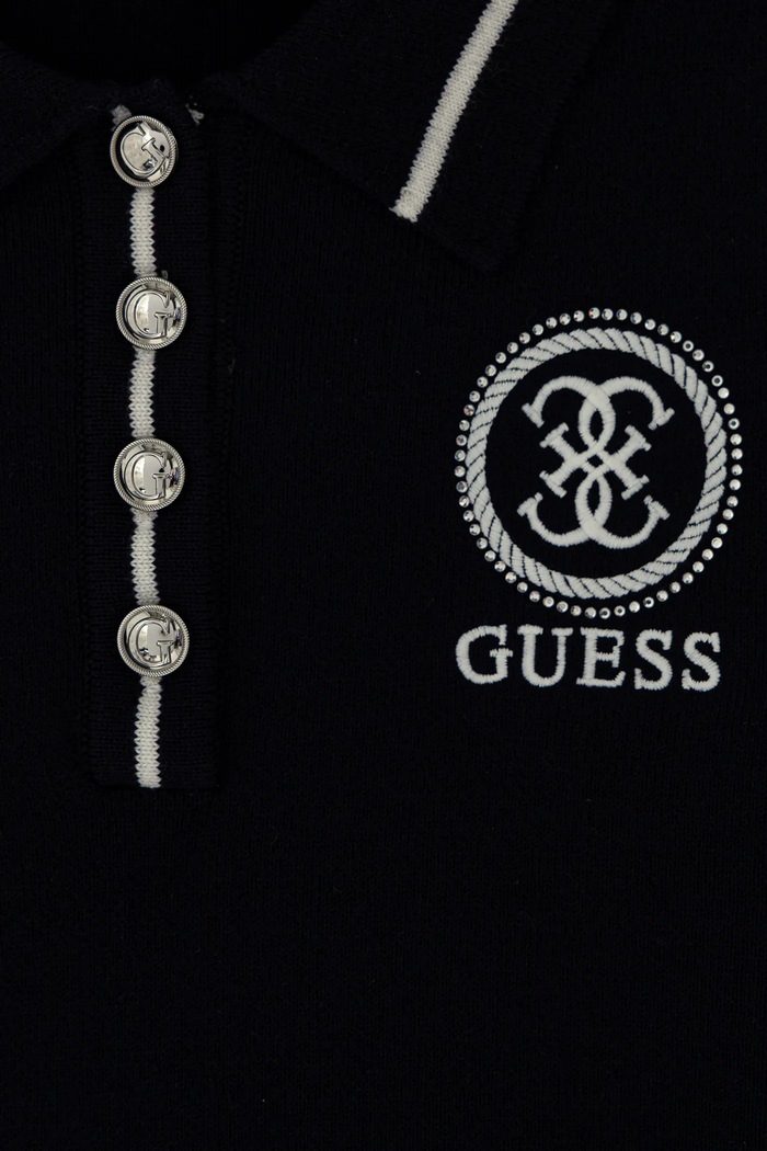 Lány Guess gyerek pulóver J6RR05.Z5260.PPY2 sötétkék