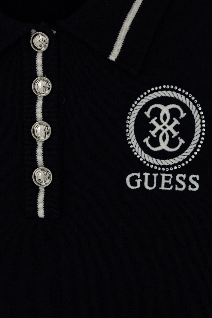 Lány Guess gyerek pulóver J6RR05.Z5260.PPY2 sötétkék