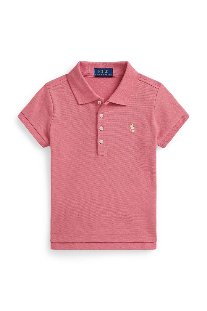 Dětské polo tričko Polo Ralph Lauren nášivka růžová 312698589512