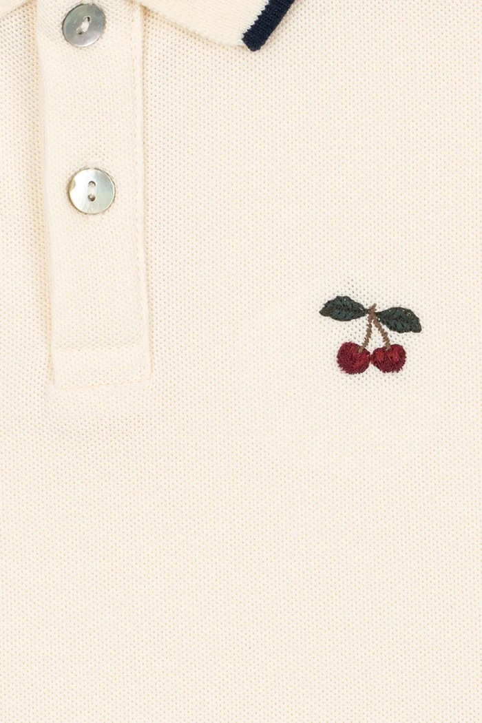 Konges Sløjd póló gyerek FLORITA POLO SHIRT OCS KS105381.PPY2 bézs