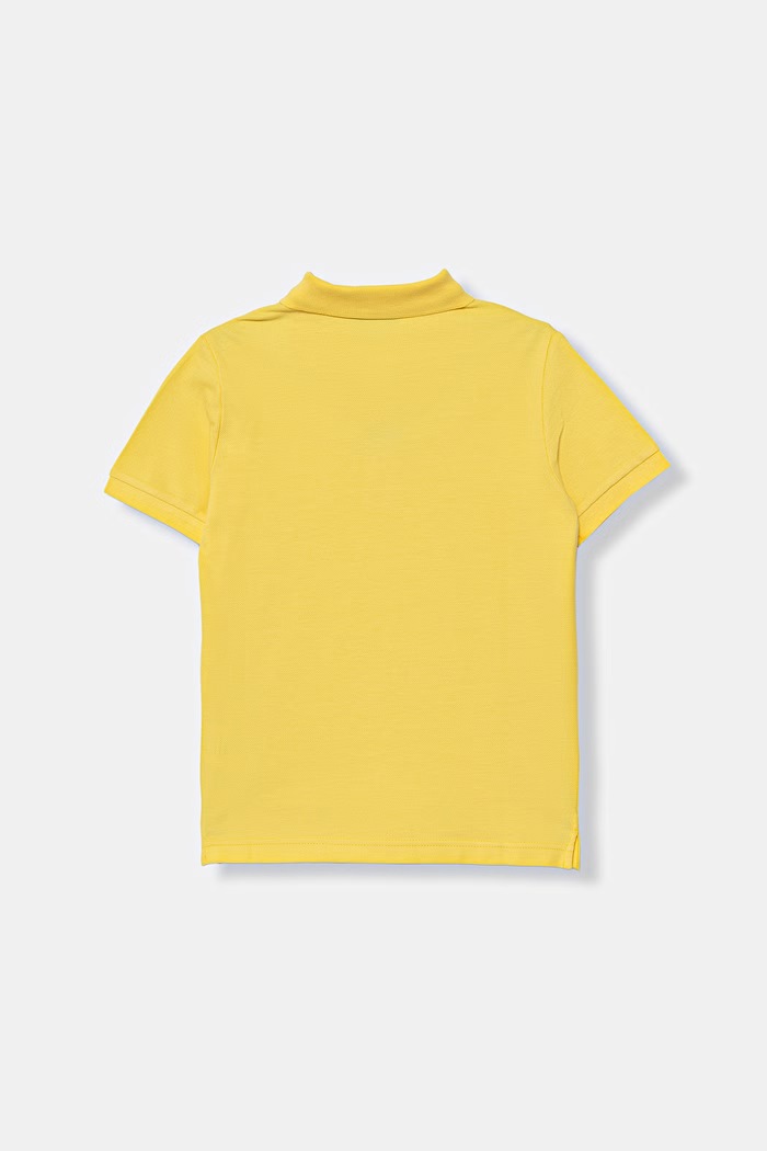 United Colors of Benetton polo dziecięce bawełniane 3089C300Q.G.Stagionale żółty SS26