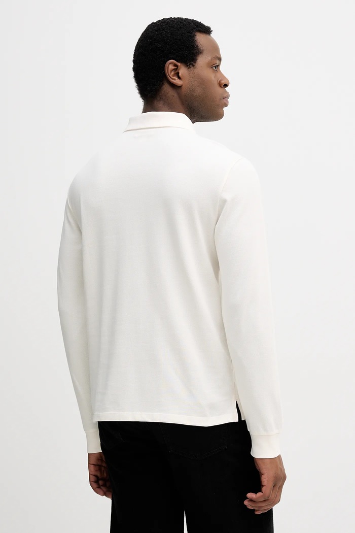 Îmbrăcăminte Calvin Klein Jeans longsleeve din bumbac LV04RE201G bej