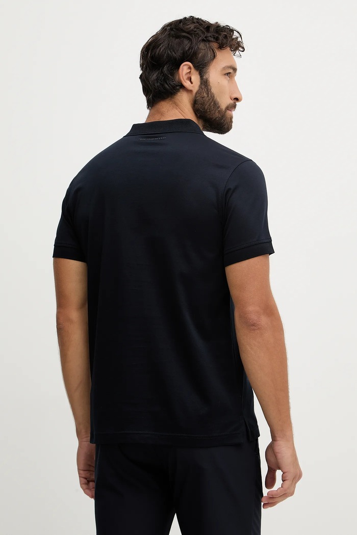 Ρούχα Βαμβακερό μπλουζάκι πόλο Karl Lagerfeld 561200.745000 σκούρο μπλε