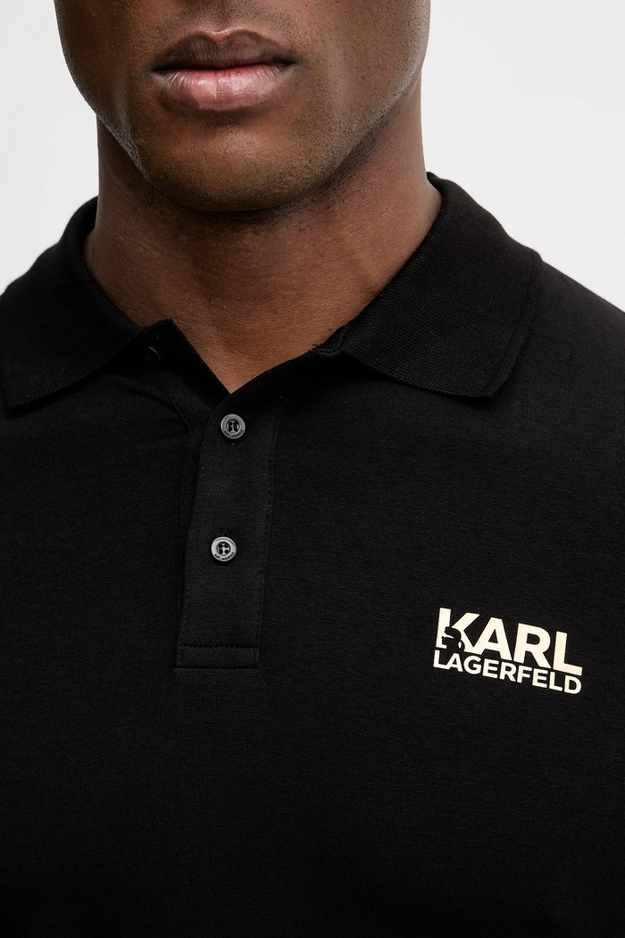 Polo tričko Karl Lagerfeld 561235.745780 čierna