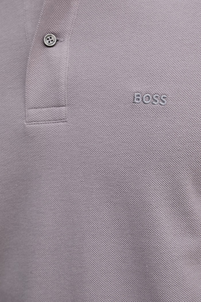 BOSS polo majica moška bombažna Pallas 50553564 vijolična