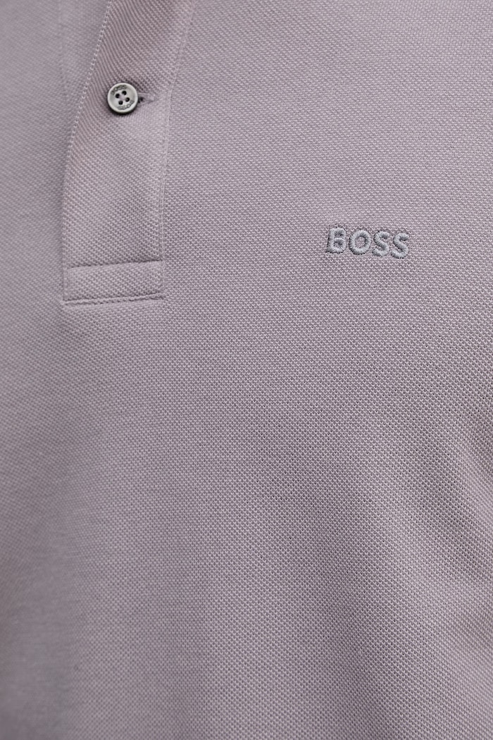 BOSS polo majica moška bombažna Pallas 50553564 vijolična