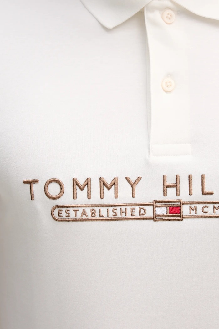 Polo tričko Tommy Hilfiger MW0MW41615 bílá