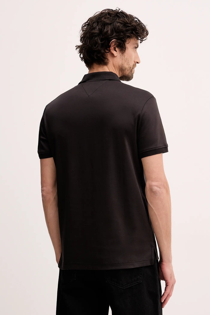 Ρούχα Πόλο Tommy Hilfiger MW0MW41615 μαύρο