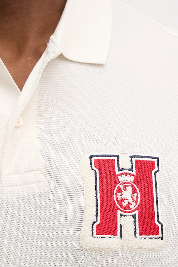 Βαμβακερό μπλουζάκι πόλο Tommy Hilfiger MW0MW41621 μπεζ