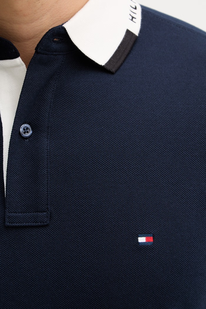 Polo majica Tommy Hilfiger MW0MW41605 mornarsko plava