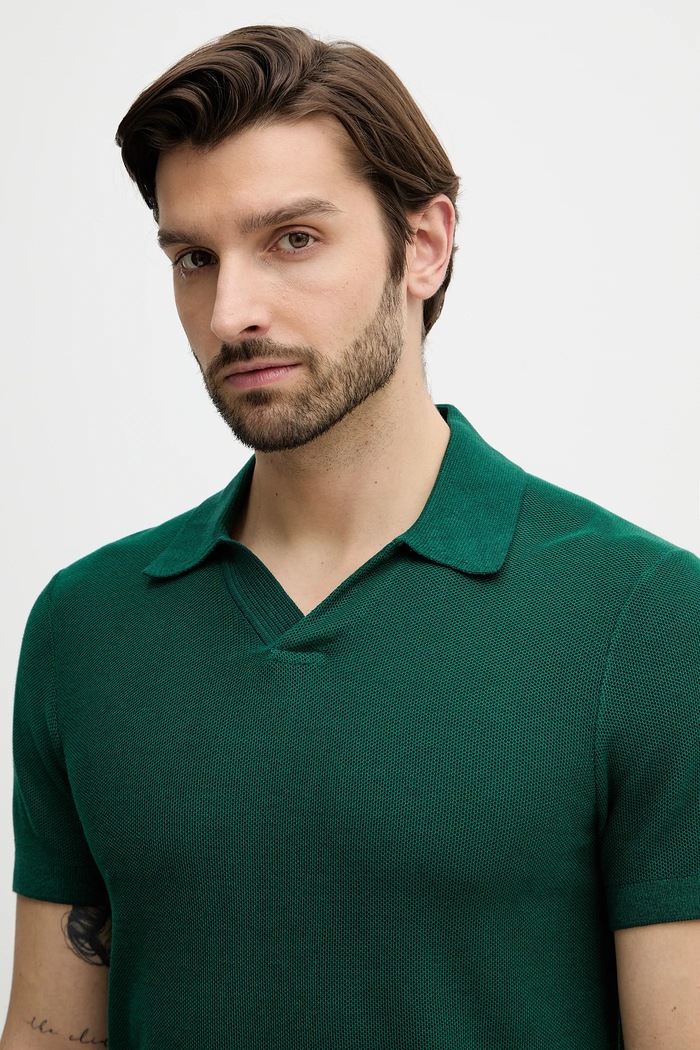 Polo Tommy Hilfiger zelena MW0MW41823
