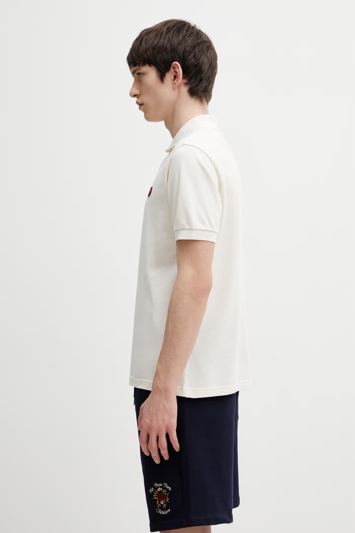 Бавовняне поло Kenzo FF65PO1534PU бежевий SS26