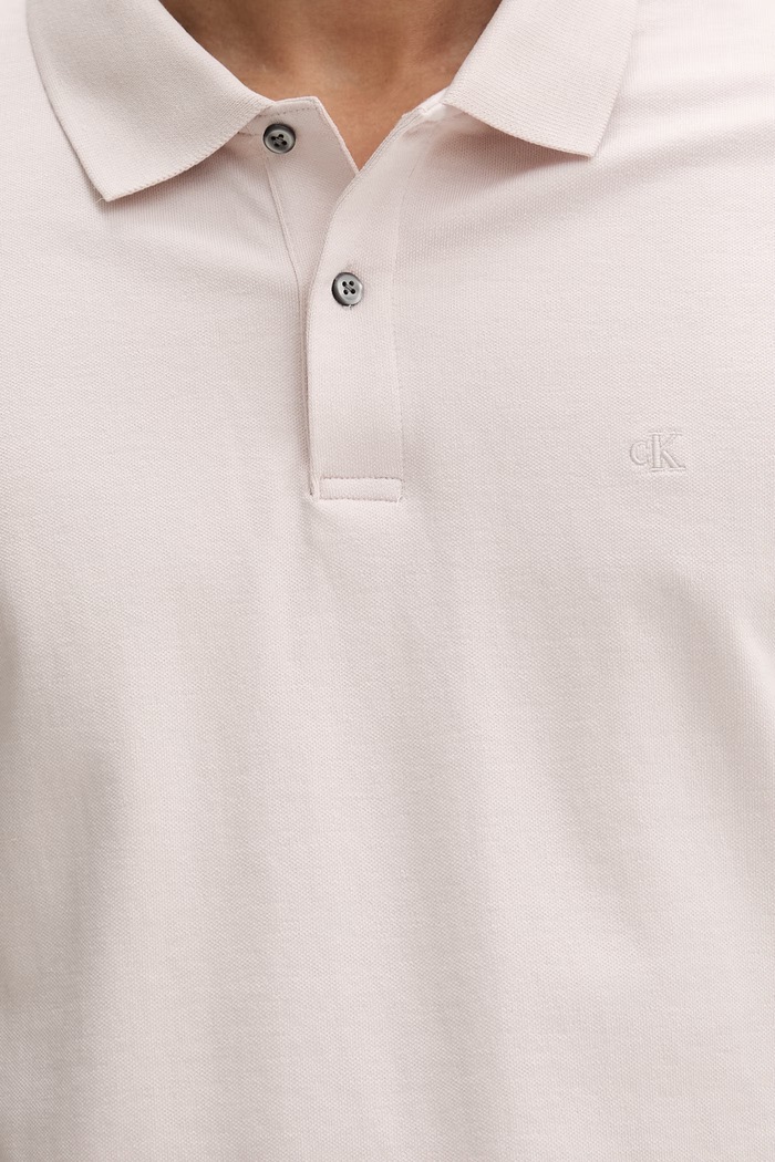 Calvin Klein polo pánské s bavlnou LV04LC254G růžová