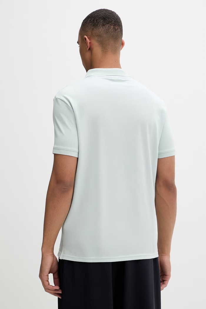 Oblečení Calvin Klein polo pánské s bavlnou LV04LC254G zelená