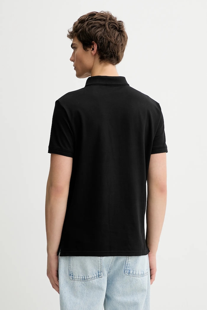 Oblečení Calvin Klein polo pánské s bavlnou LV04LC254G černá