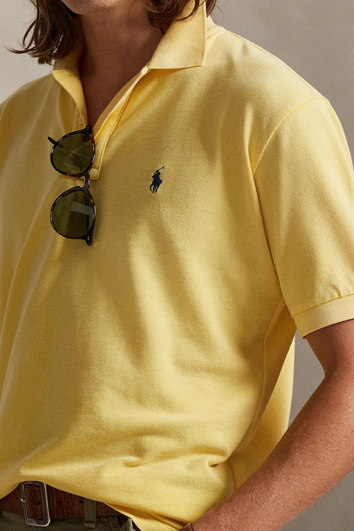 Polo Ralph Lauren cotton polo shirt yellow 710A12934