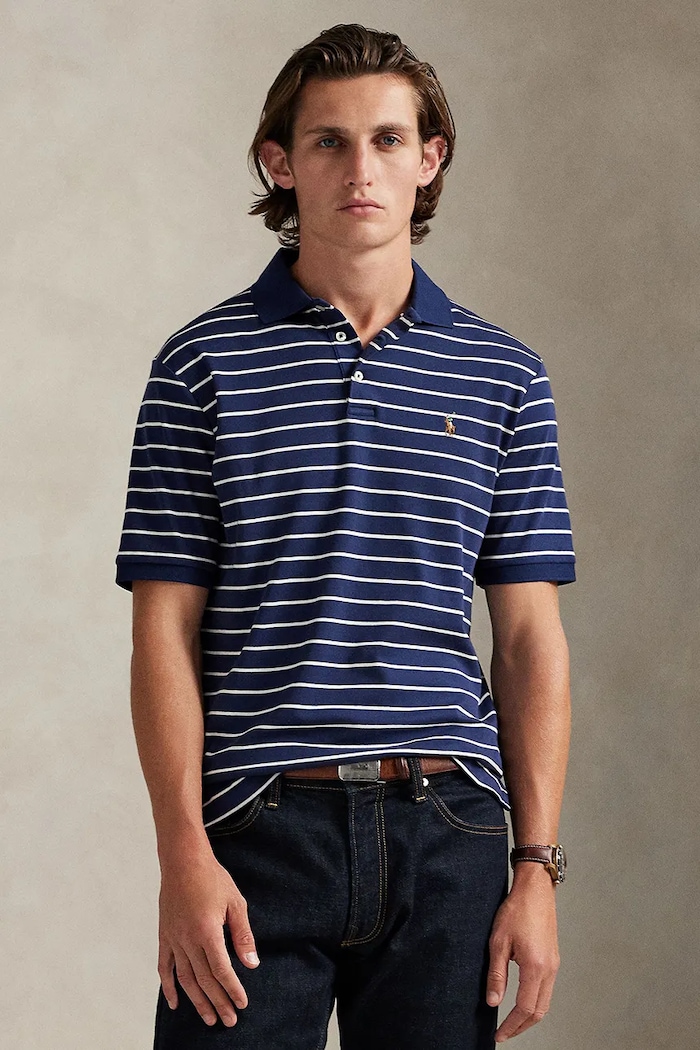 Polo Ralph Lauren cotton polo shirt cotton navy 710P07353