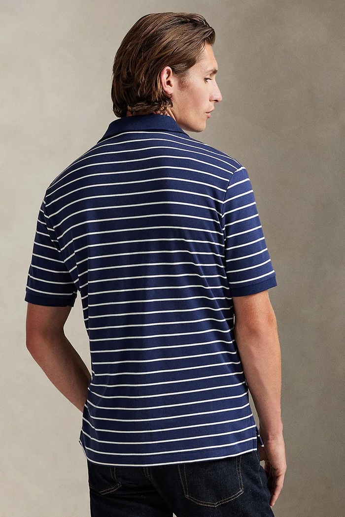Polo Ralph Lauren cotton polo shirt 710P07353 navy SS26