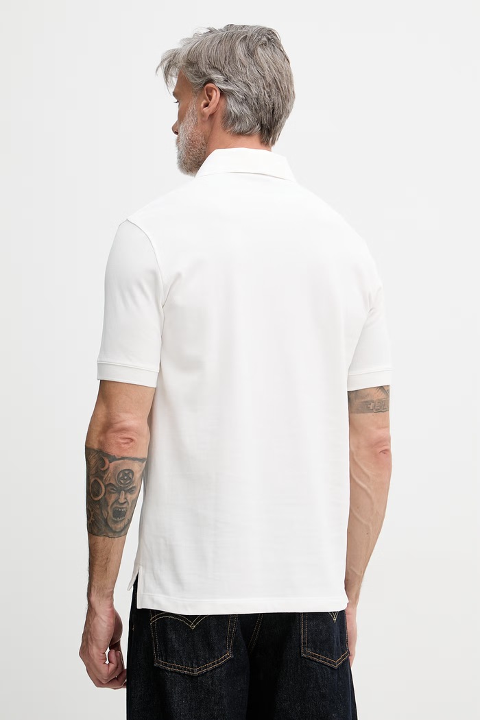Oblečenie Armani Exchange polo tričko pánske bavlnené XM002231.AF10366 biela